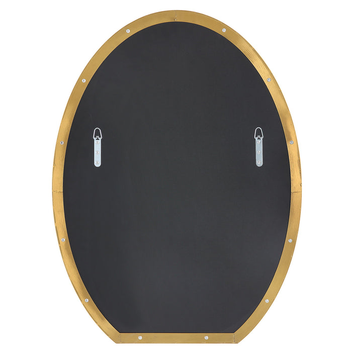 Cabell - Oval Mirror - Brass