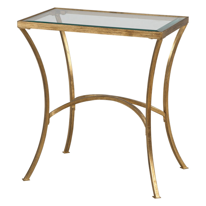 Alayna - End Table - Gold