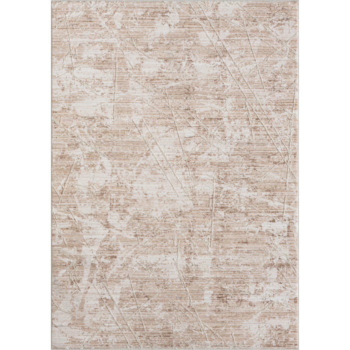 Abstract Area Rug - Beige - 8' X 10'
