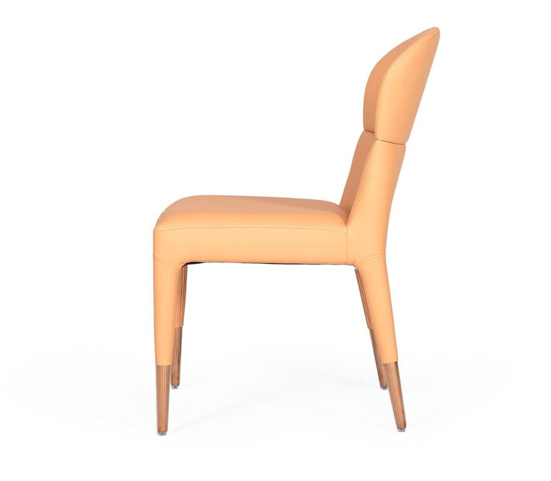 Dining Chairs (Set of 2) - Peach Rosegold