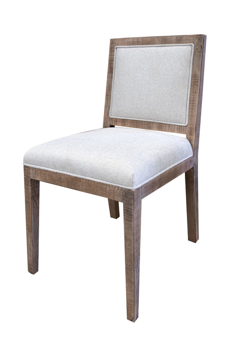 Aruba - Chair - Brown / Light Silver