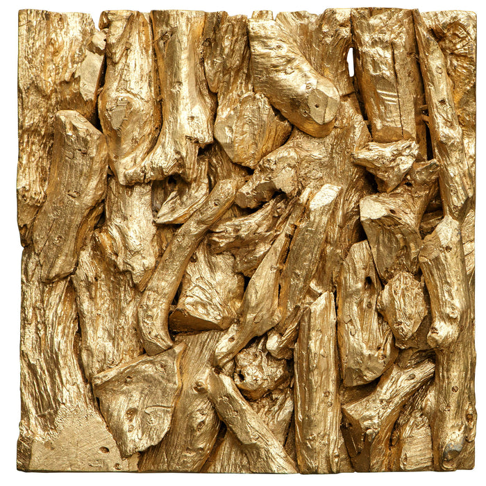 Rio - Wood Wall Décor - Gold