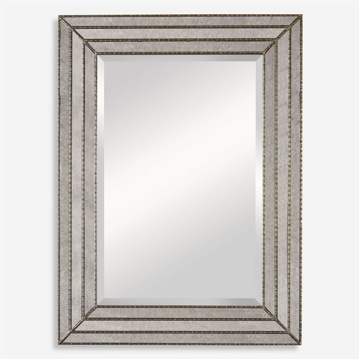 Seymour - Mirror - Antique Silver