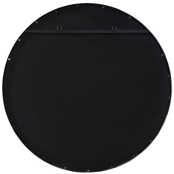 Cashel - Round Iron Mirror - Black