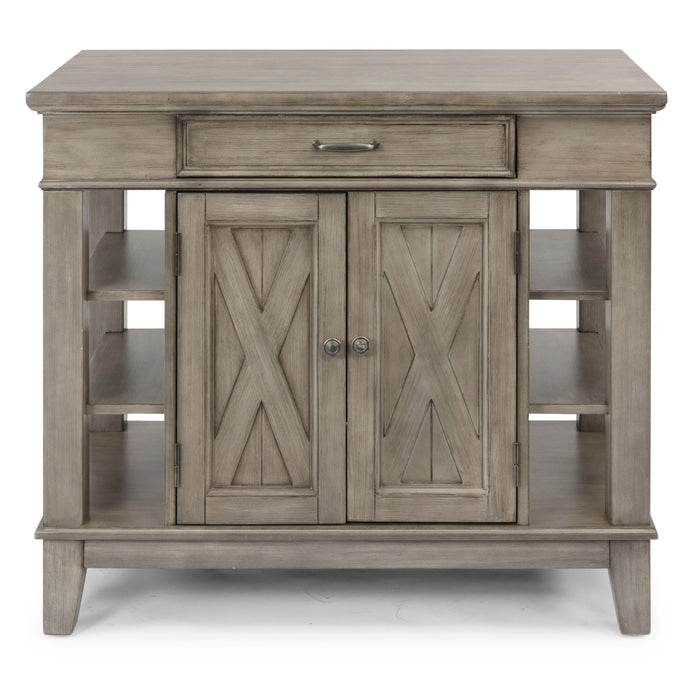 Walker - Kitchen Island - Wood - Dark Gray