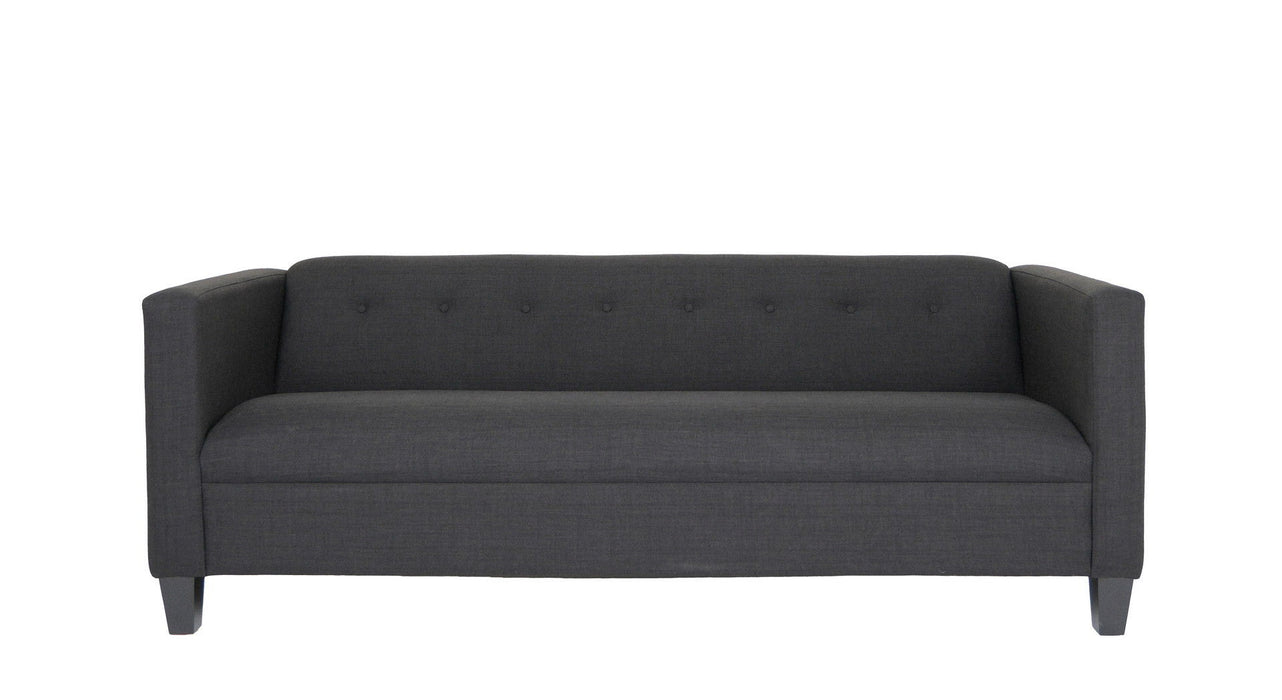 Sofa 80" - Black Polyester