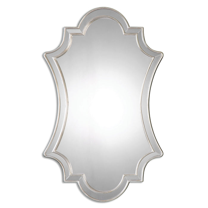 Elara - Wall Mirror - Antiqued Silver
