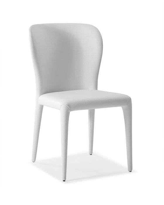 Faux Leather Dining Chairs (Set of 2) - White