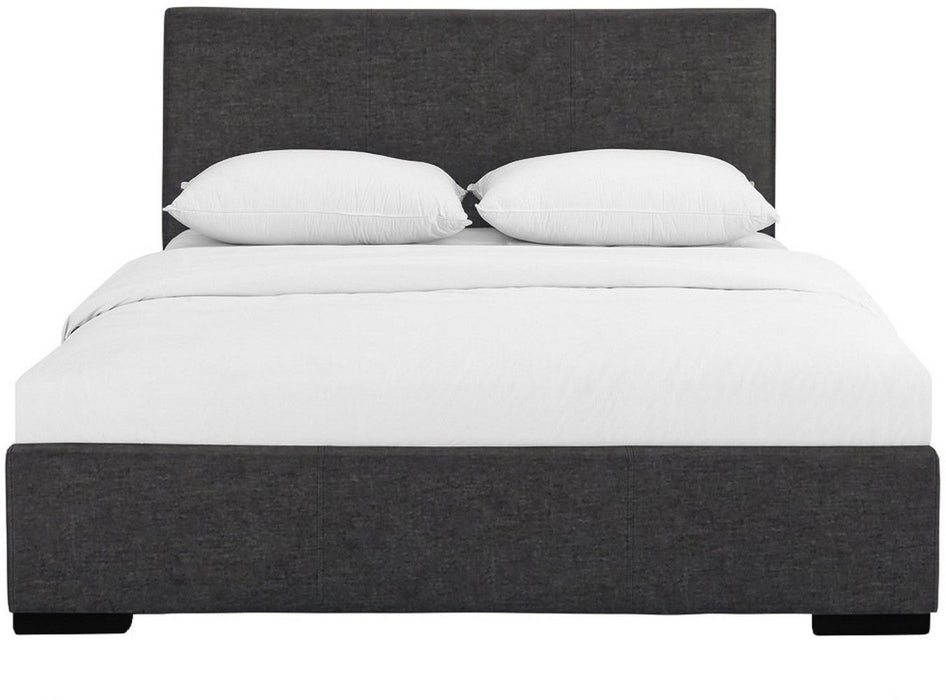 Upholstered Queen Platform Bed - Gray