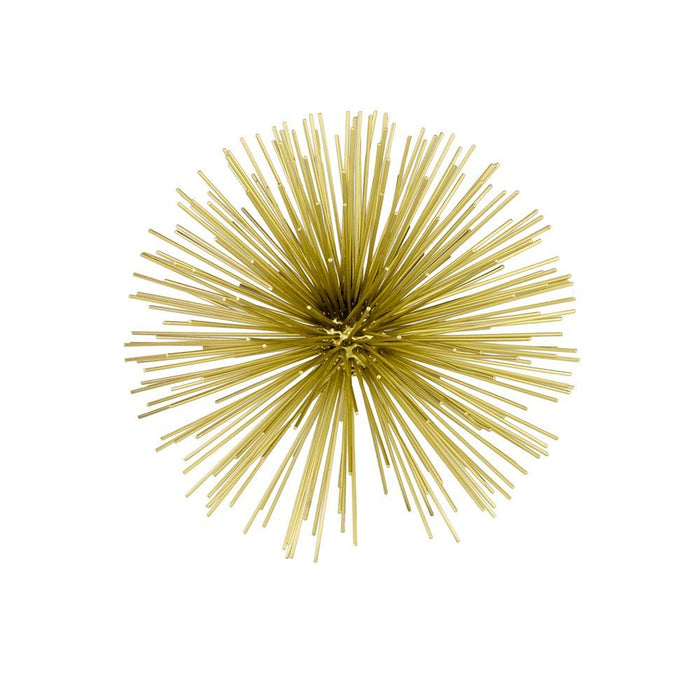 Urchin Medium Sphere - Antique Gold Finish