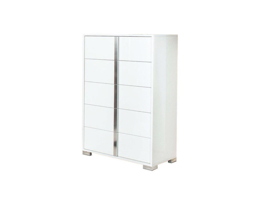 Manufactured Wood Five Drawer Standard Chest - 33" White