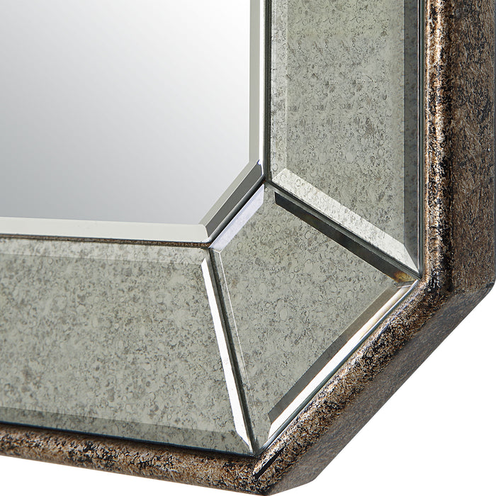 Cortona - Antiqued Vanity Mirror - Pearl Silver