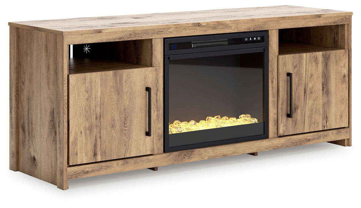 Hyanna - TV Stand With Fireplace Insert