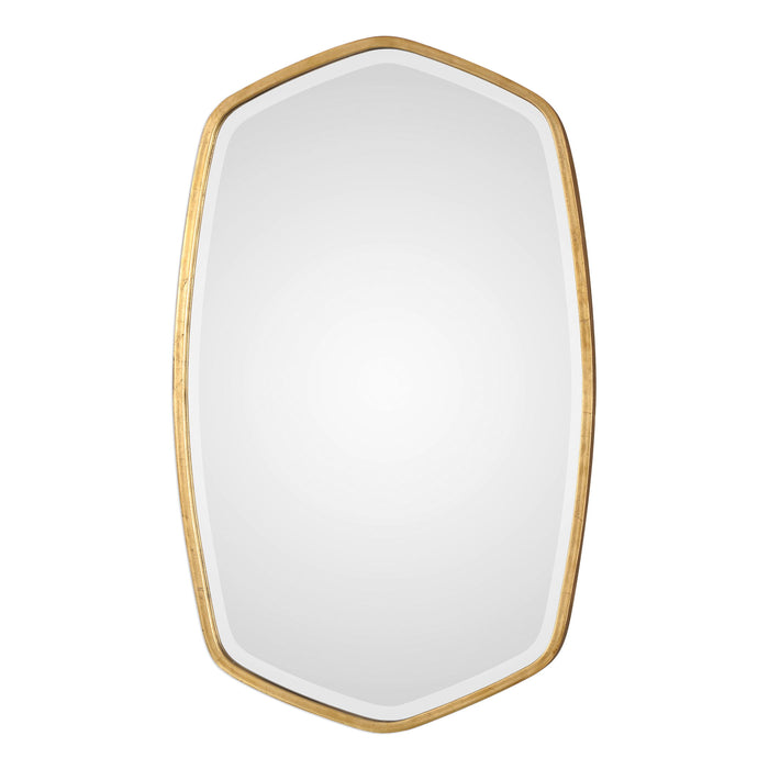 Duronia - Mirror - Antiqued Gold