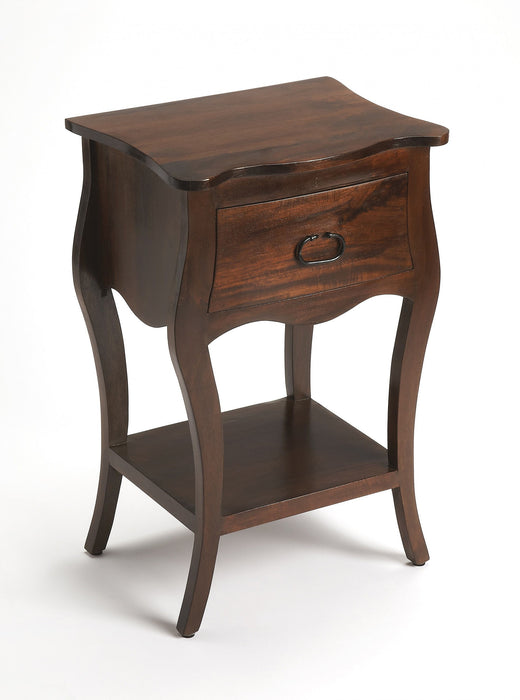 Nightstand With 1 Drawer - Brown Walnut