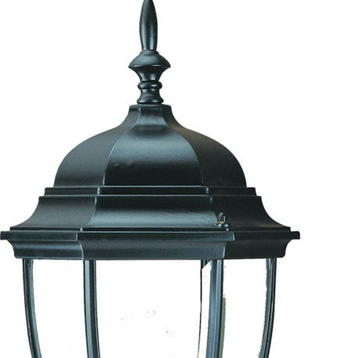 Ornamental Lantern Wall Light - Matte Black