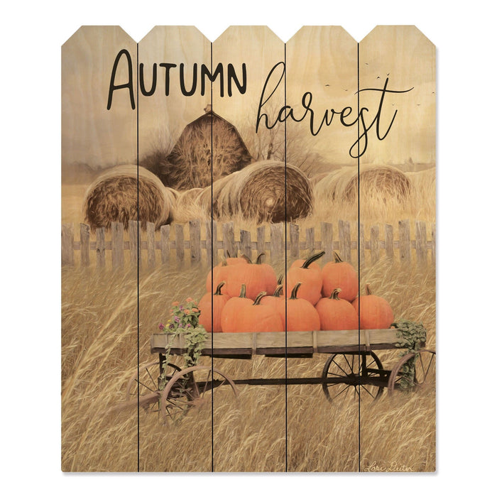 Autumn Harvest Unframed Print Wall Art - Orange
