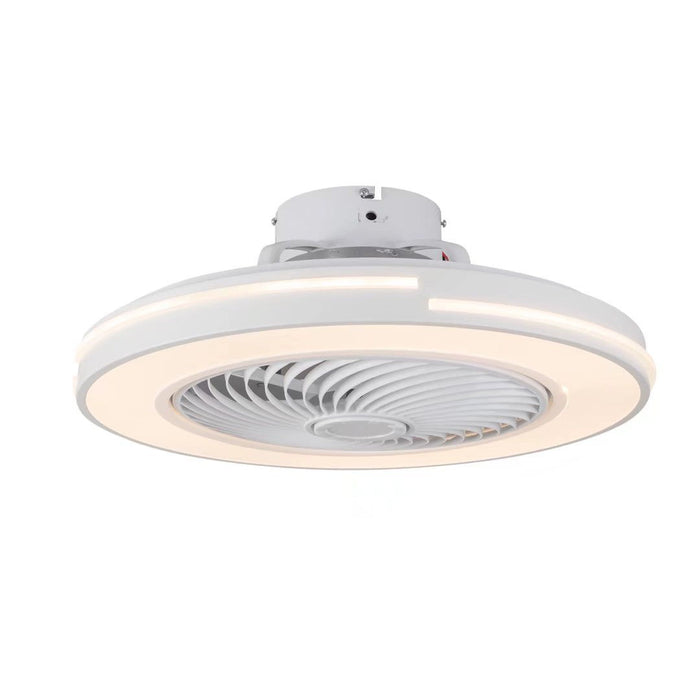 Compact LED Fan And Light - White