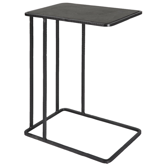 Cavern - Stone & Iron Accent Table