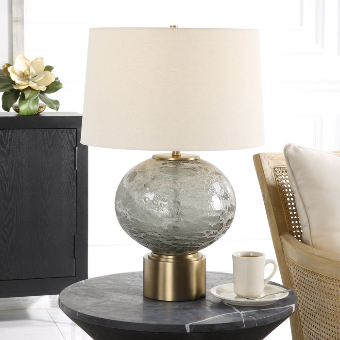 Lunia - Gray Glass Table Lamp