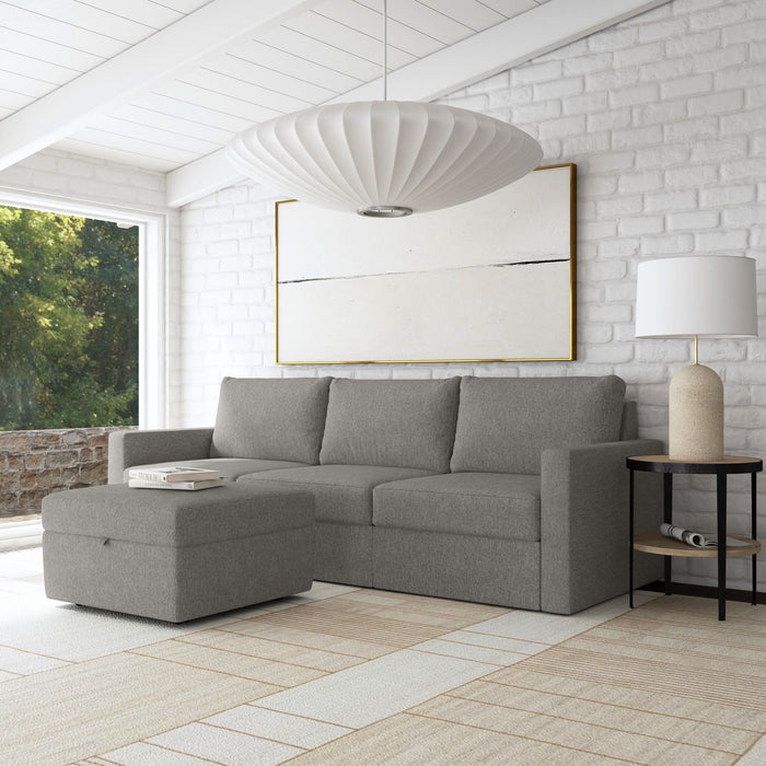 Flex - Sofa with Standard Arm and Storage Ottoman