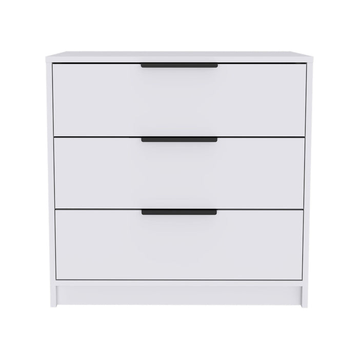 Manufactured Wood Three Drawer Standard Dresser 28" - White