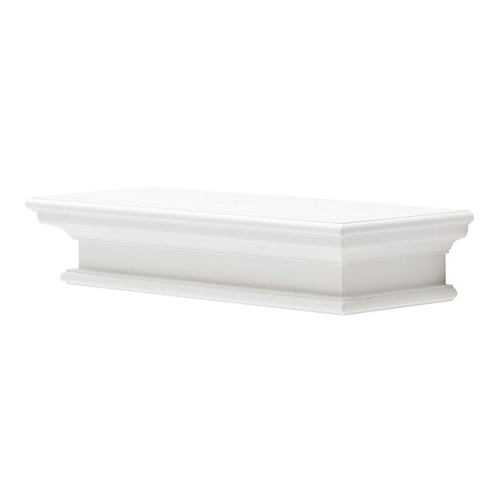 Classic Floating Wall Shelf - White