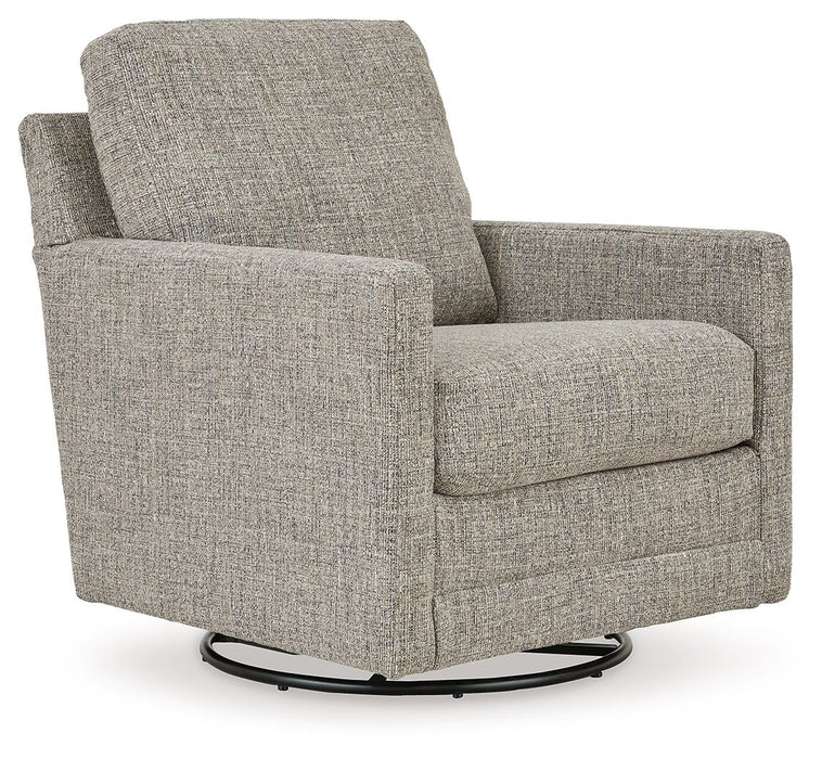 Bralynn - Linen - Swivel Glider Accent Chair