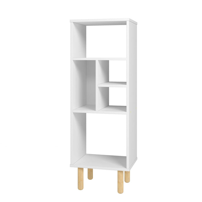 Iko Modern Abstract Open Shelving Unit - White
