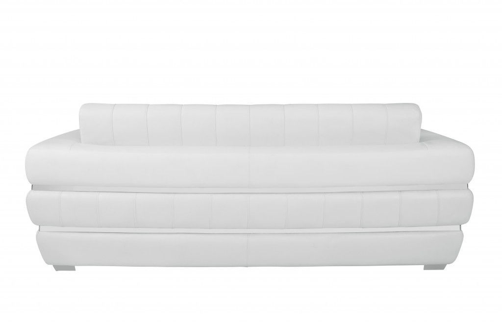 Standard Sofa - White - Genuine Leather