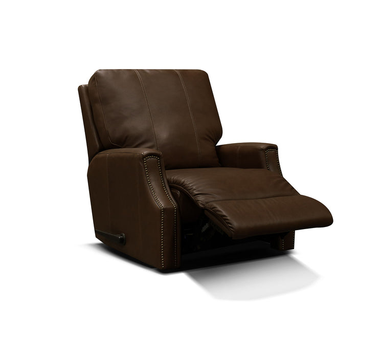 EZ Motion - EZ1650 - Leather Swivel Gliding Recliner With Nails