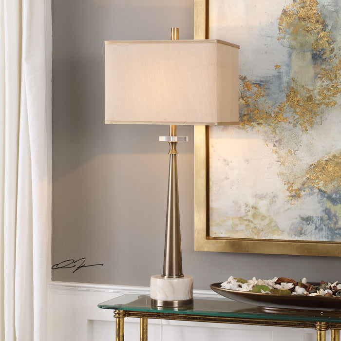 Verner - Tapered Table Lamp - Brass