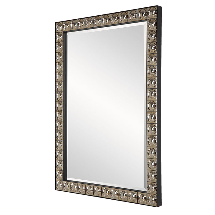 Silvio - Tiled Vanity Mirror - Gold