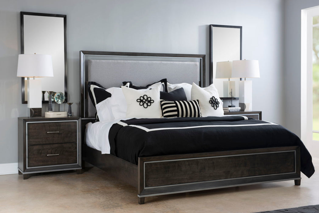 Counter Point - Upholstered Panel Bed