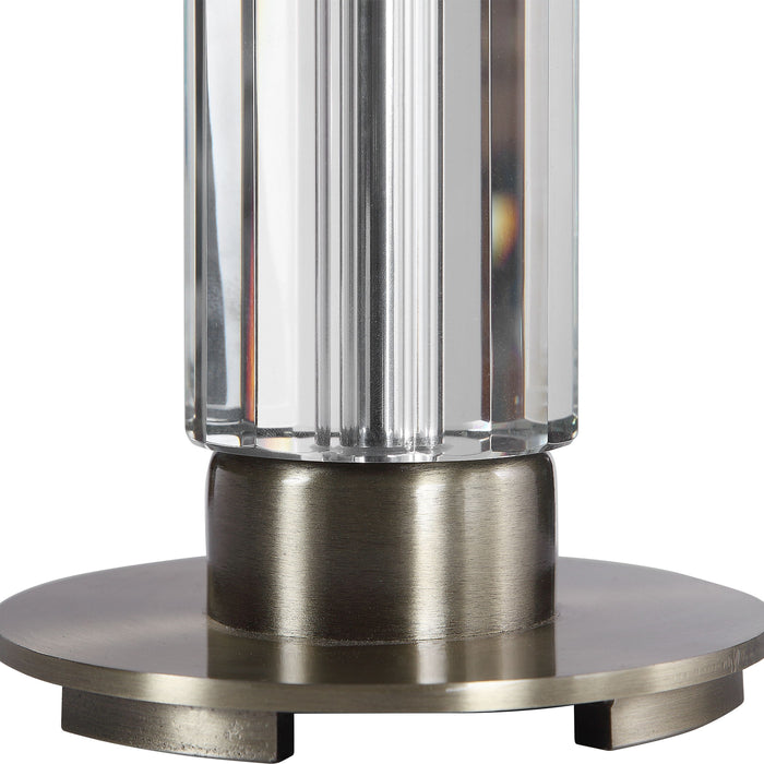 Davies - Modern Table Lamp - Pearl Silver