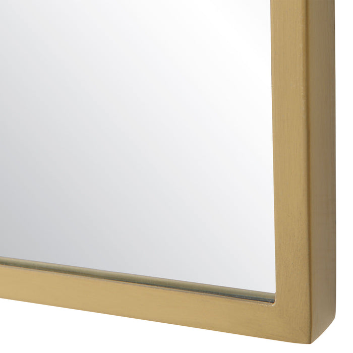 Caddington - Tall Mirror - Brass