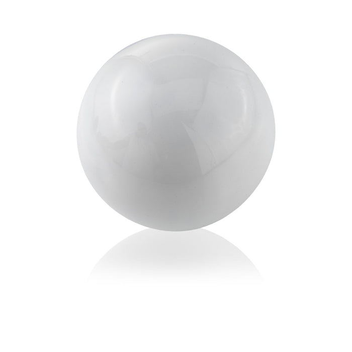 Aluminum Decorative Spheres (Set of 2) - White
